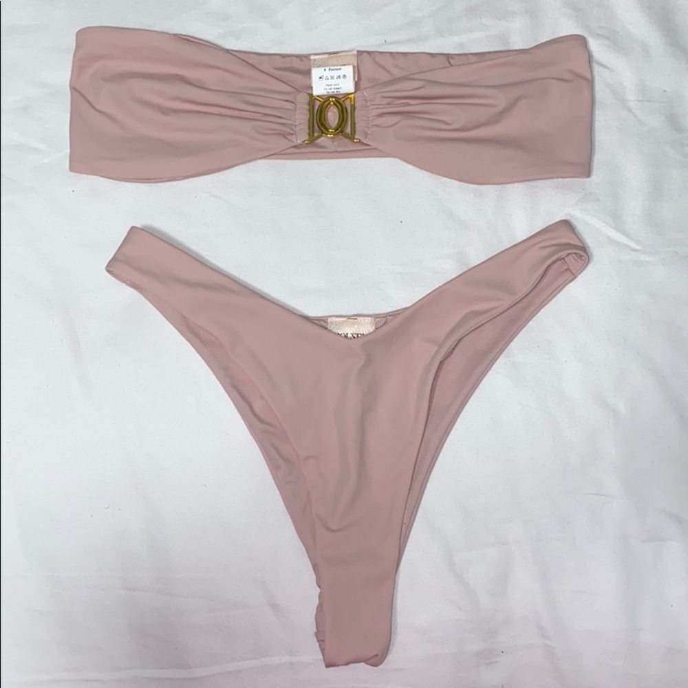 HOUSEOFCB baby pink bikini